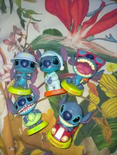 スティッチ・スパーキーボビンヘッドフィギュア未使用 スティッチ・スパーキーボビンヘッドフィギュア未使用 再出品可