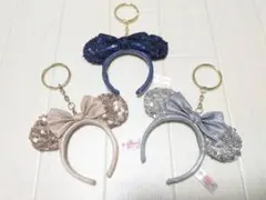 ★★ミニーカチューシャキーホルダー★★