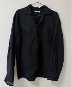 anuke アンヌークシャツ Cutwork Opencollar Shirts - メルカリ