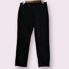 MJI 無印良品 ストレートブラックパンツ チノパンツ 64-89 BHS20