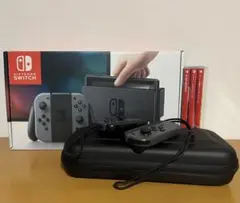 Nintendo Switch 本体 + ゲームソフト3本 + ケース