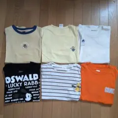 チップとデール 半袖Tシャツ リンガーネック、アニメ他 6枚 묶음 판매