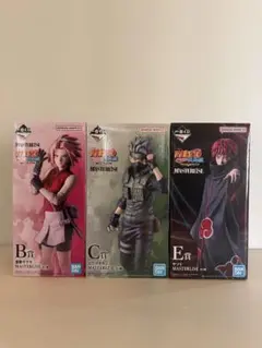 一番くじ NARUTO-ナルト- B賞 サクラ C賞 カカシ E賞 サソリ - メルカリ