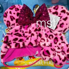 ディズニー ミニー ファンキャップ ヒョウ柄 レオパード ピンク