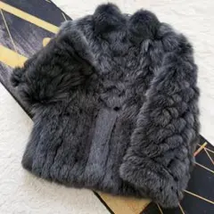 肉厚◎/クロップド/着丈50 サガフォックス ショート ファーコート 毛皮