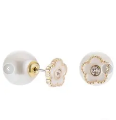 MARY QUANT ラメエポビジューデイジー ピアス