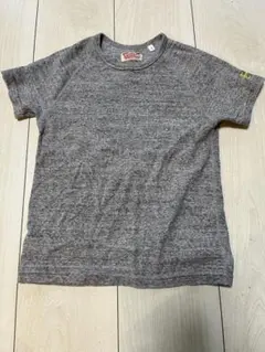 グレー Tシャツ 袖にH刺繍 サイズ3