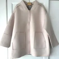 ミアマスビン　韓国　ボンディングコート　ノーカラーコート　ボンディング