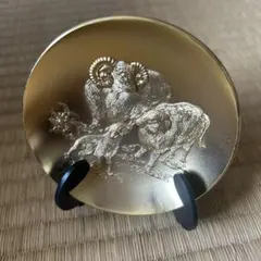 羊のレリーフ 盃 24K GP 金杯 - メルカリ