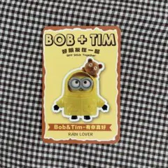 ミニオンカード　BOB+TIM RAIN LOVER