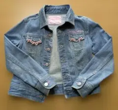 メゾピアノ ジージャン 上着 ジャケット 140 デニム