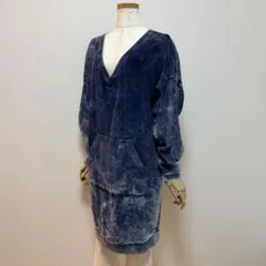ディーゼル DIESEL ベロア調 ウオッシュ加工柄 カットソー 원피스