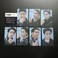 BTS トレカ proof 封入 フォトカードA 全メンバー 公式グッズ