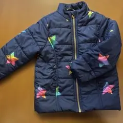 星柄中綿ジャケット ネイビー