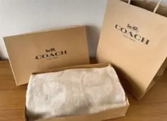 COACH コーチ シグネチャー マフラー ベージュ