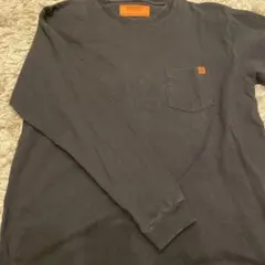 UNIVERSAL OVERALL 長袖 ポケットTシャツ ブラックのサムネイル