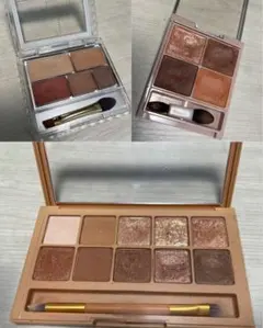 ブラウン系アイシャドウ3点