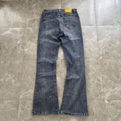 デニム フレアデニム ブーツカット カジュアル y2k ストリート ジーンズ