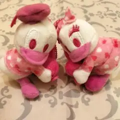 ディズニー パルパルーザ ドナルド デイジーぬいぐるみチャーム2体 新品未使用