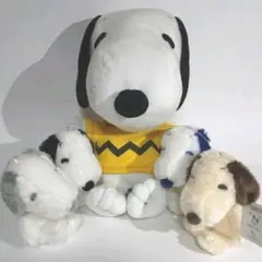 スヌーピーぬいぐるみエコバックセット