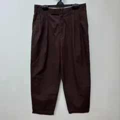 ユナイテッドアローズ　エンジ　ワイドパンツ　M