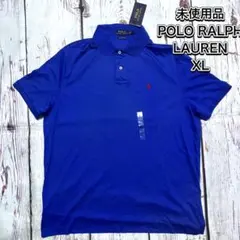 【未使用品】POLO RALPH LAUREN 刺繍ロゴ ポロシャツ XL