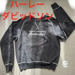 激レア　ハーレーダビッドソン　ヴィンテージ　スウェット　古着　フェード　アメカジ