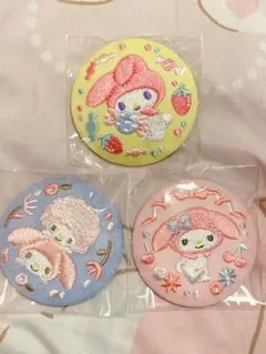 c*y様 サンリオ 刺繍缶バッジ マイメロディ マイスウィートピアノ