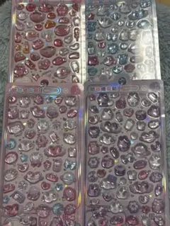 立体デコレーションシール4シートセット　ボンドロ風