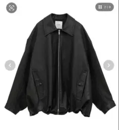 最終値下げ Calf Leather ミニマル シングル ライダースジャケット