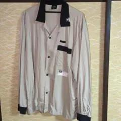 Good Inspiration XL 長袖シャツ ベージュ/黒