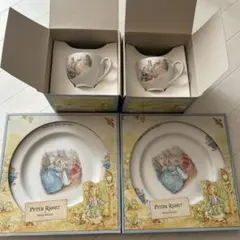 ピーターラビット Wedgwood マグカップ・プレート 4点セット