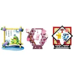 ⬛︎ポケモン リーメント ふんわりゆらりん飾り 3種