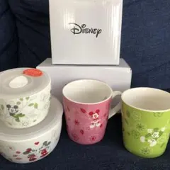 ディズニー　ディナーウェア　レンジパック　マグカップ　まとめ売り