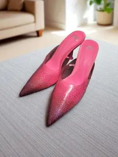 ザラ ミュール サンダル ポインテッドトゥ 靴 レディース 37サイズ ZARA