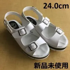 ヨースケ 厚底サンダル ホワイト 24cm