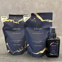 Cleo’s Beauté シャンプー&トリートメント詰め替え ヘアオイルセット