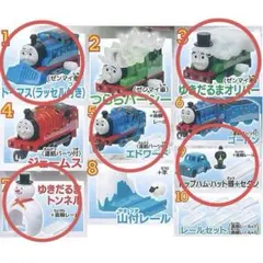 カプセルプラレール 雪の中のおおはしゃぎ編　5種セット