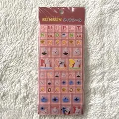 【新品】パペットスンスン　タイルシール ノンノン　ピンク