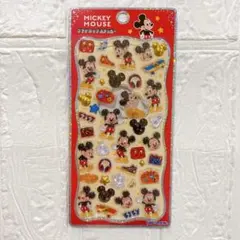 【正規品】ディズニー ミッキー プチ ドロップ ステッカー 新品 カミオジャパン