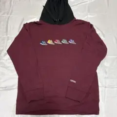 CONVERSE/コンバース フード切替 シューズ刺繍 スウェット プルパーカー