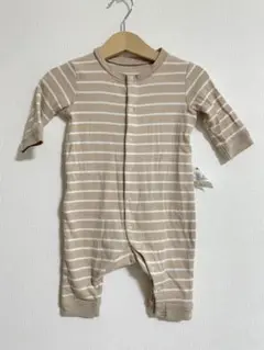 UNIQLO ボーダー　ロンパース　60
