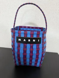 正規品 マルニ Marni Market フィケ素材 ストライプトート - メルカリ