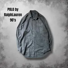 90s POLO RalphLauren ストライプシャツ アンドリュー USA