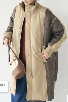 ★新品タグ付き　中綿キルティングコート