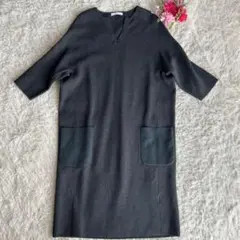 GALERIE VIE ギャルリーヴィー　ロングワンピース　グレー　Sサイズ