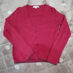 最終処分ユニクロ×イネスドフレサンジュ　コットンカシミヤカーディガンM　Vネック