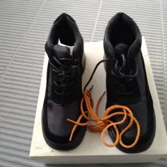 着払い)ブラック ハイカットシューズ