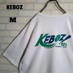 ケボズ★KEBOZ 肉厚 オーバーサイズ バックプリント 半袖 Tシャツ 白 Mのサムネイル