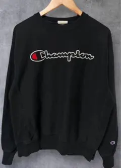 champion　リバースウィーブ　00s ブラック　ロゴワッペン　チャンピオン